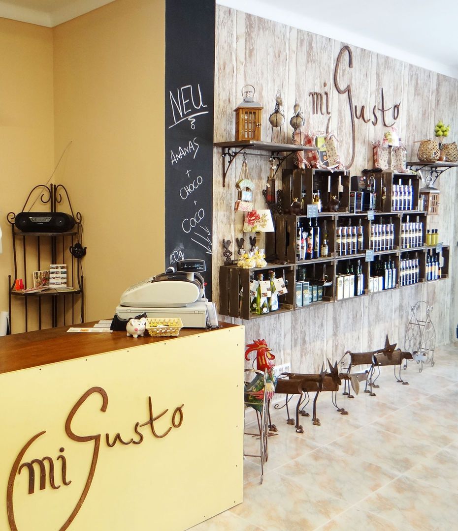 MiGusto- Tienda de Delikatessen y Regalos, ADesign mallorca ADesign mallorca Commercial spaces Commercial Spaces