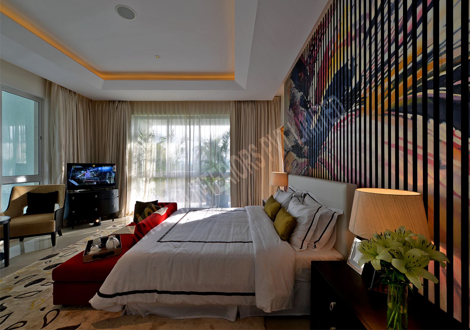 Residence at Pune, Racheta Interiors Pvt Limited Racheta Interiors Pvt Limited Modern Bedroom