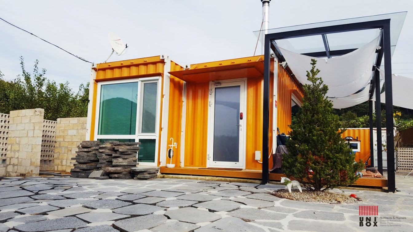 UNIBOX 'D'(Ver.당진) , (주)감동C&D 유니박스 (주)감동C&D 유니박스 Prefabricated Home