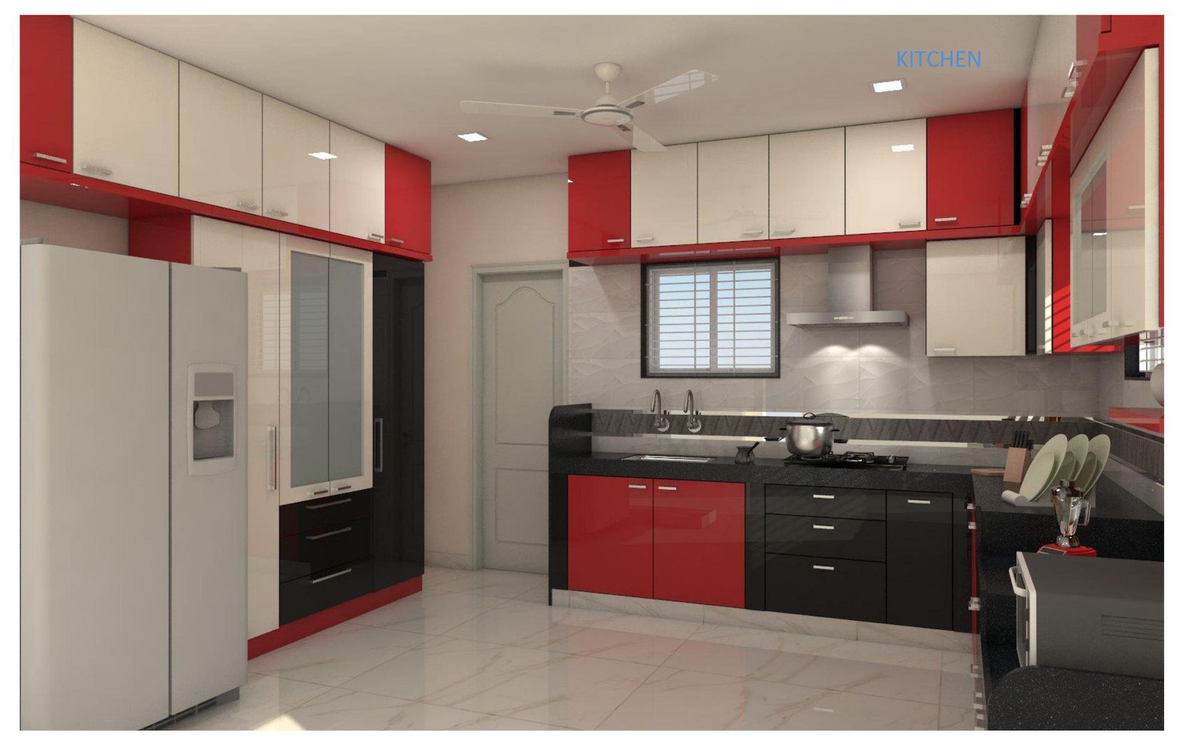 homify Kitchen units Glass