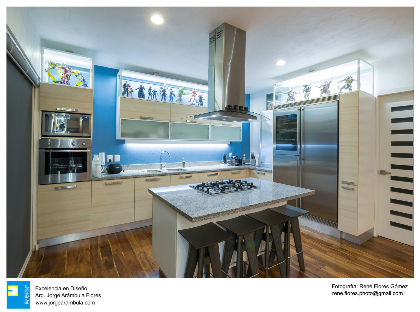 Casa Vista Lago, Excelencia en Diseño Excelencia en Diseño Built-in kitchens