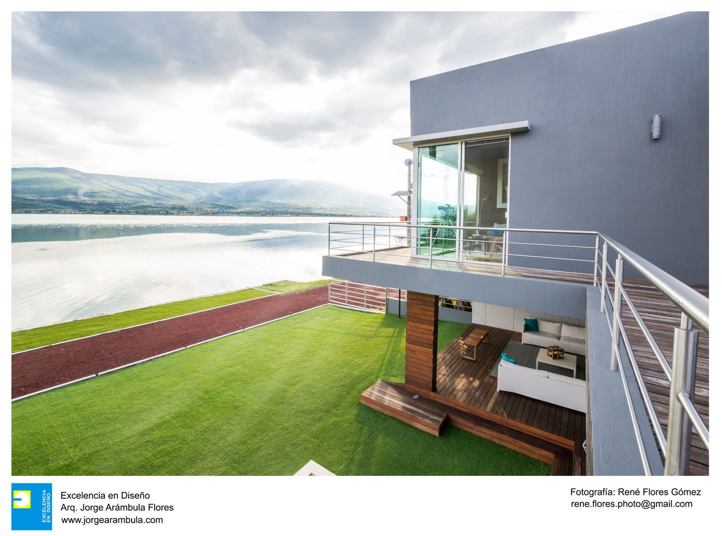 Casa Vista Lago, Excelencia en Diseño Excelencia en Diseño Vườn phong cách hiện đại