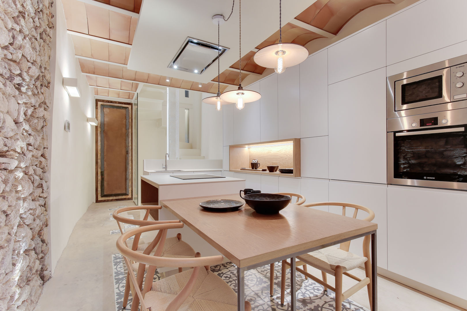 Casa de 3 niveles con rehabilitación integral para sus 140m2 , Lara Pujol | Interiorismo & Proyectos de diseño Lara Pujol | Interiorismo & Proyectos de diseño Kitchen