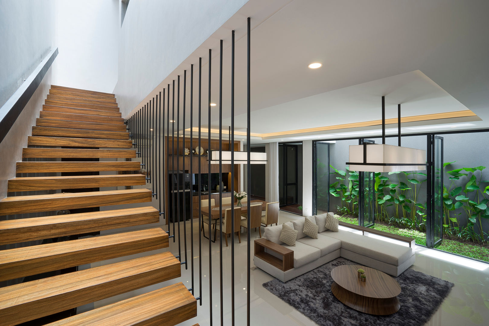 'S' house, Simple Projects Architecture Simple Projects Architecture Pasillos, vestíbulos y escaleras de estilo tropical Contrachapado