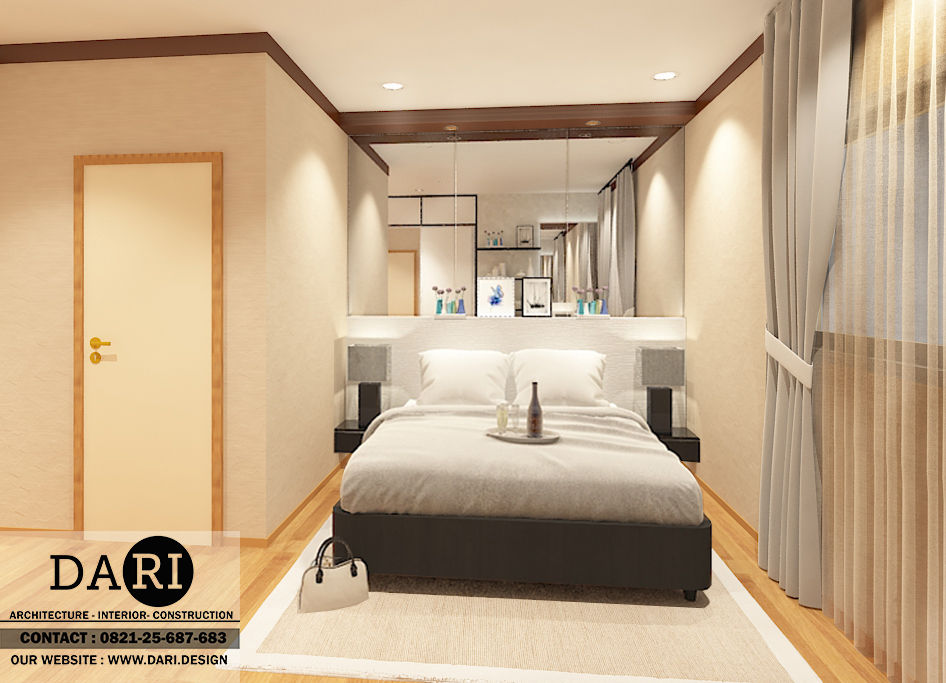 PADDINGTON 2 BEDROOM , DARI DARI Minimalist bedroom Beds & headboards