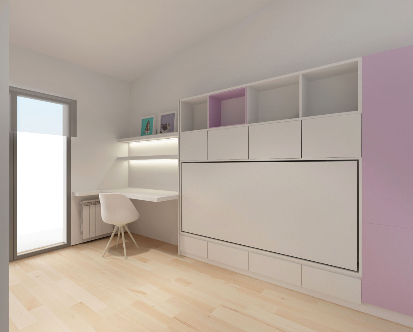 homify Quarto infantil minimalista