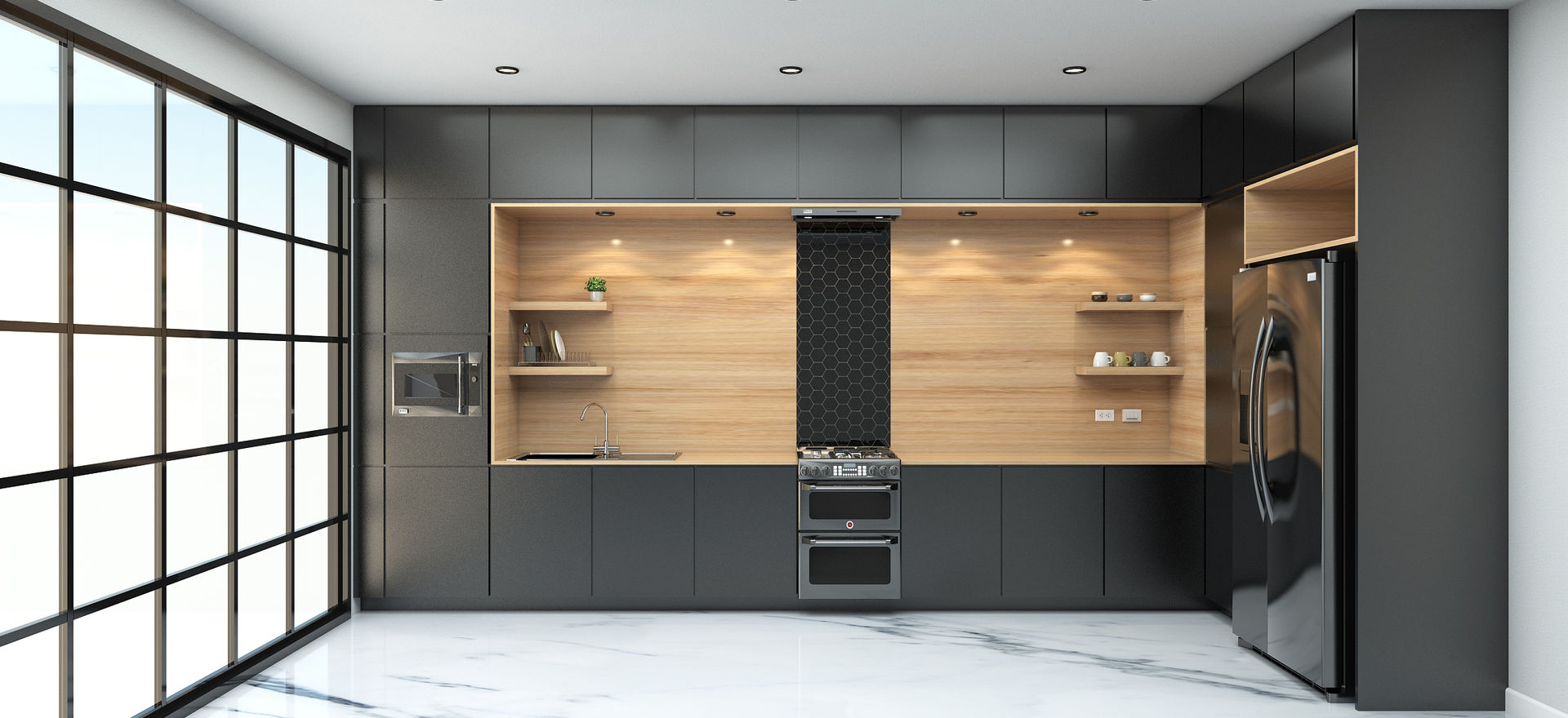 ครัว, บริษัท ทีซี อินเทอโน่ 456 จำกัด บริษัท ทีซี อินเทอโน่ 456 จำกัด Modern kitchen Tiles Kitchen utensils