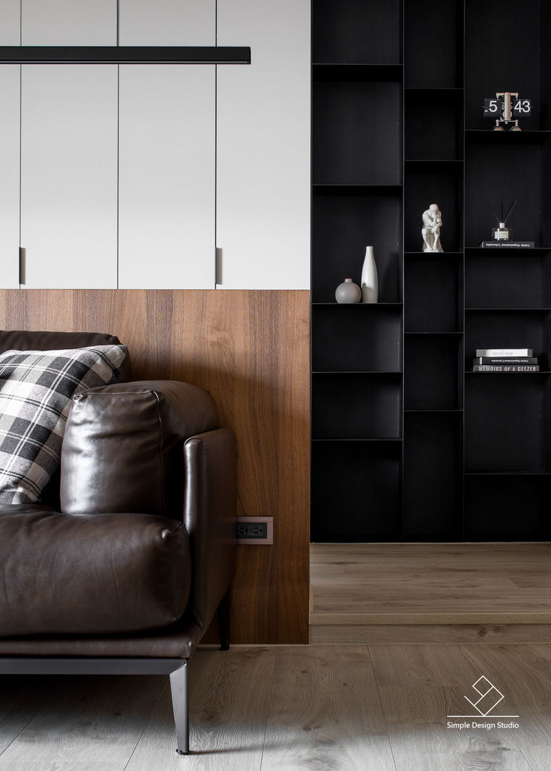 客廳 極簡室內設計 Simple Design Studio 现代客厅設計點子、靈感 & 圖片 客廳,細節