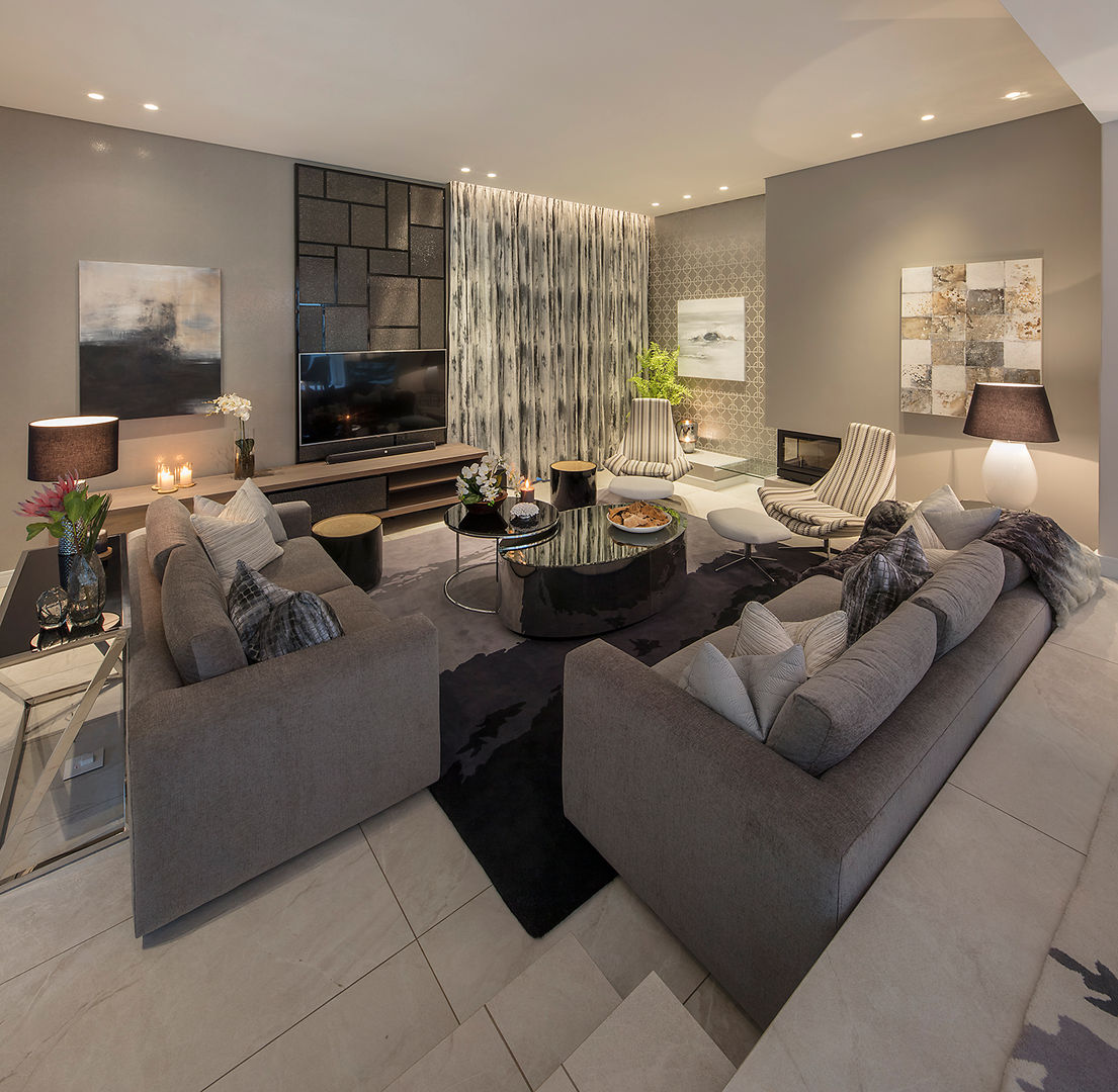 House Cunningham, Spegash Interiors Spegash Interiors Salas de estar modernas