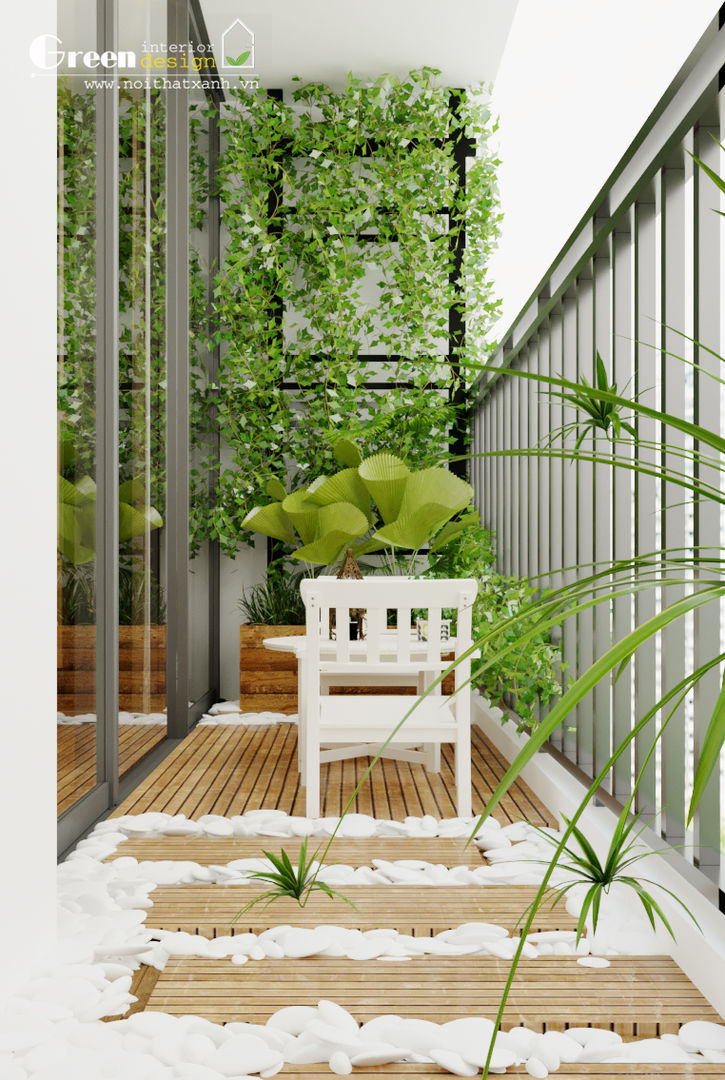 SEASON AVENUE, ĐẠI LỘ 4 MÙA - "MÙA HẠ MIỀN NHIỆT ĐỚI", Green Interior Green Interior Tropische tuinen Houtcomposiet Transparant