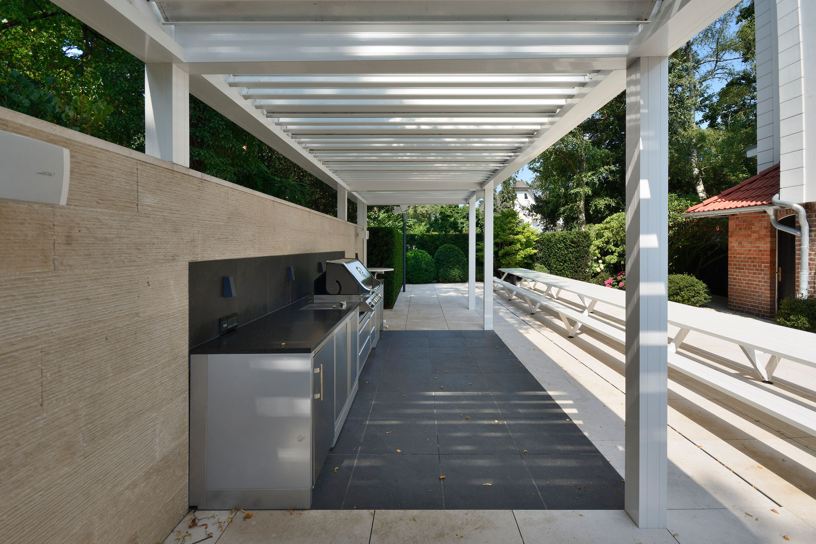 Outdoor Kitchen Concept, Queen of Gardens Queen of Gardens Kitchen units ایلومینیم / زنک