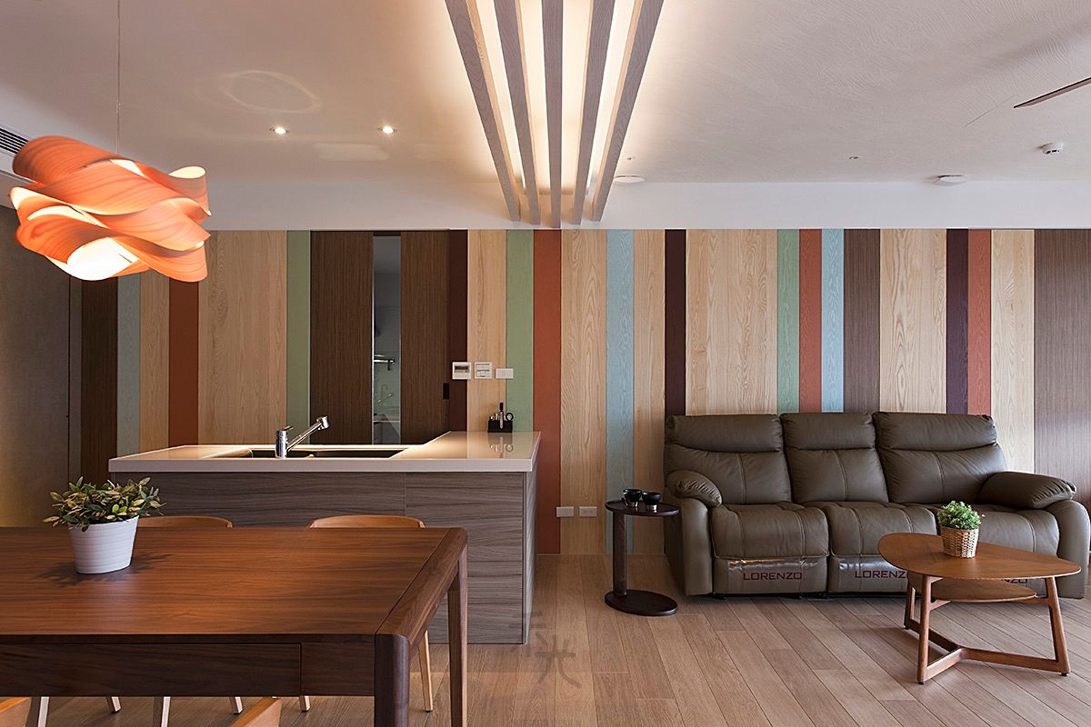 客餐廳 禾光室內裝修設計 ─ Her Guang Design Modern living room