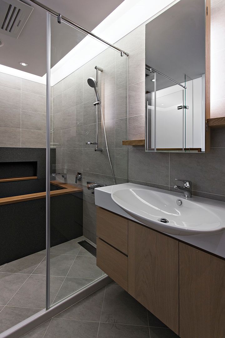 主浴 禾光室內裝修設計 ─ Her Guang Design Modern style bathrooms