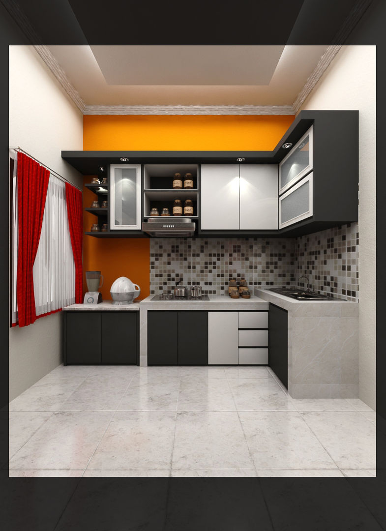Kitchen Bpk. Indra, SUKAM STUDIO SUKAM STUDIO Cocinas de estilo minimalista