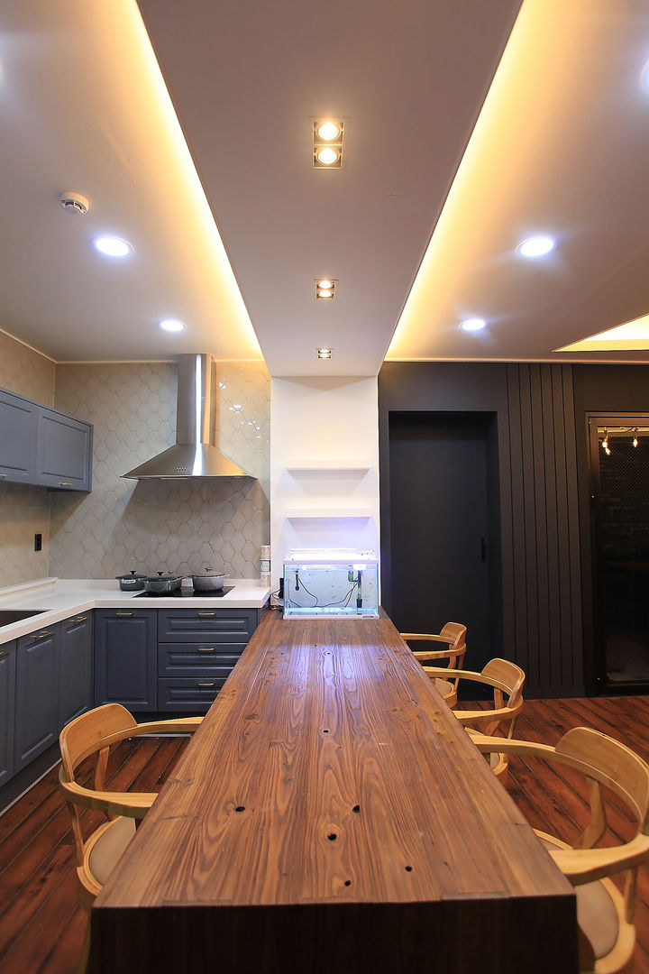 더인 2동, JUNDESIGN JUNDESIGN Cocinas de estilo moderno