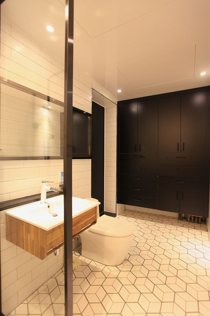 더인 2동, JUNDESIGN JUNDESIGN Baños de estilo moderno