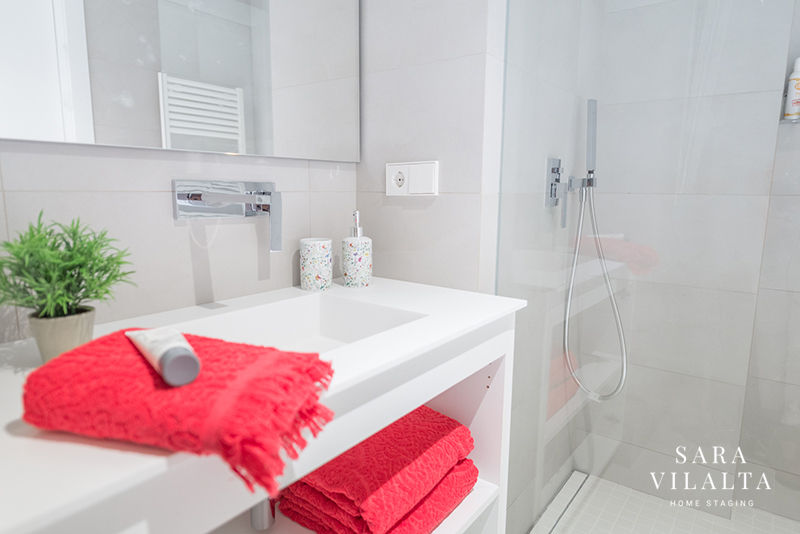 ALQUILER EN SANT GERVASI - DECORACIÓN HOME STAGING, SV Home Staging SV Home Staging Modern bathroom