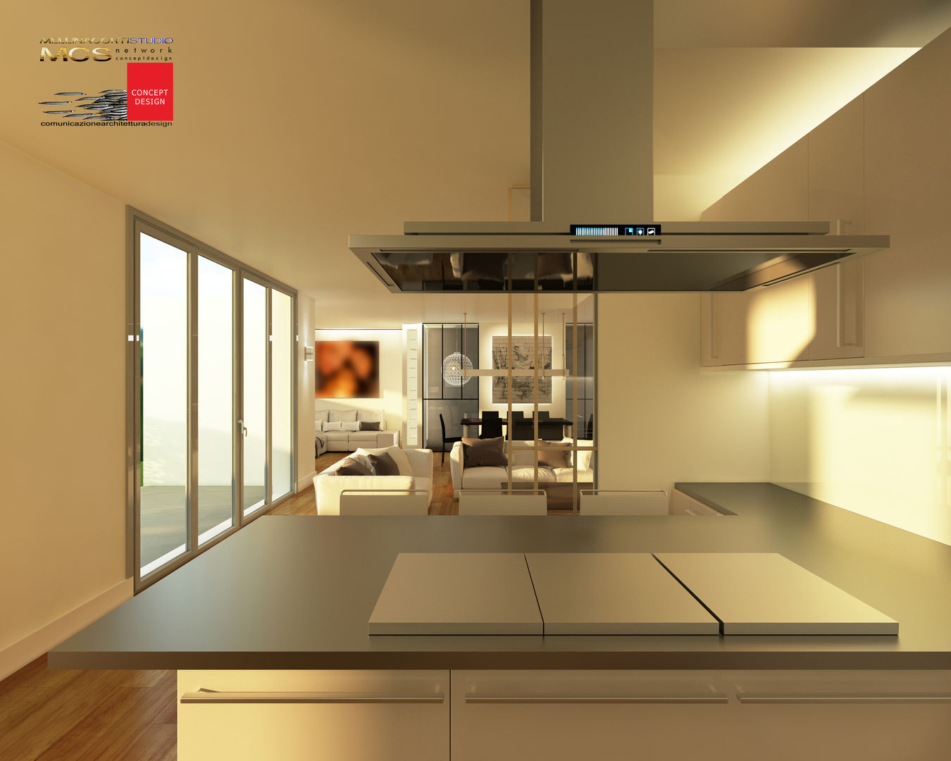 homify Cucina moderna cucina a vista,open kitchen