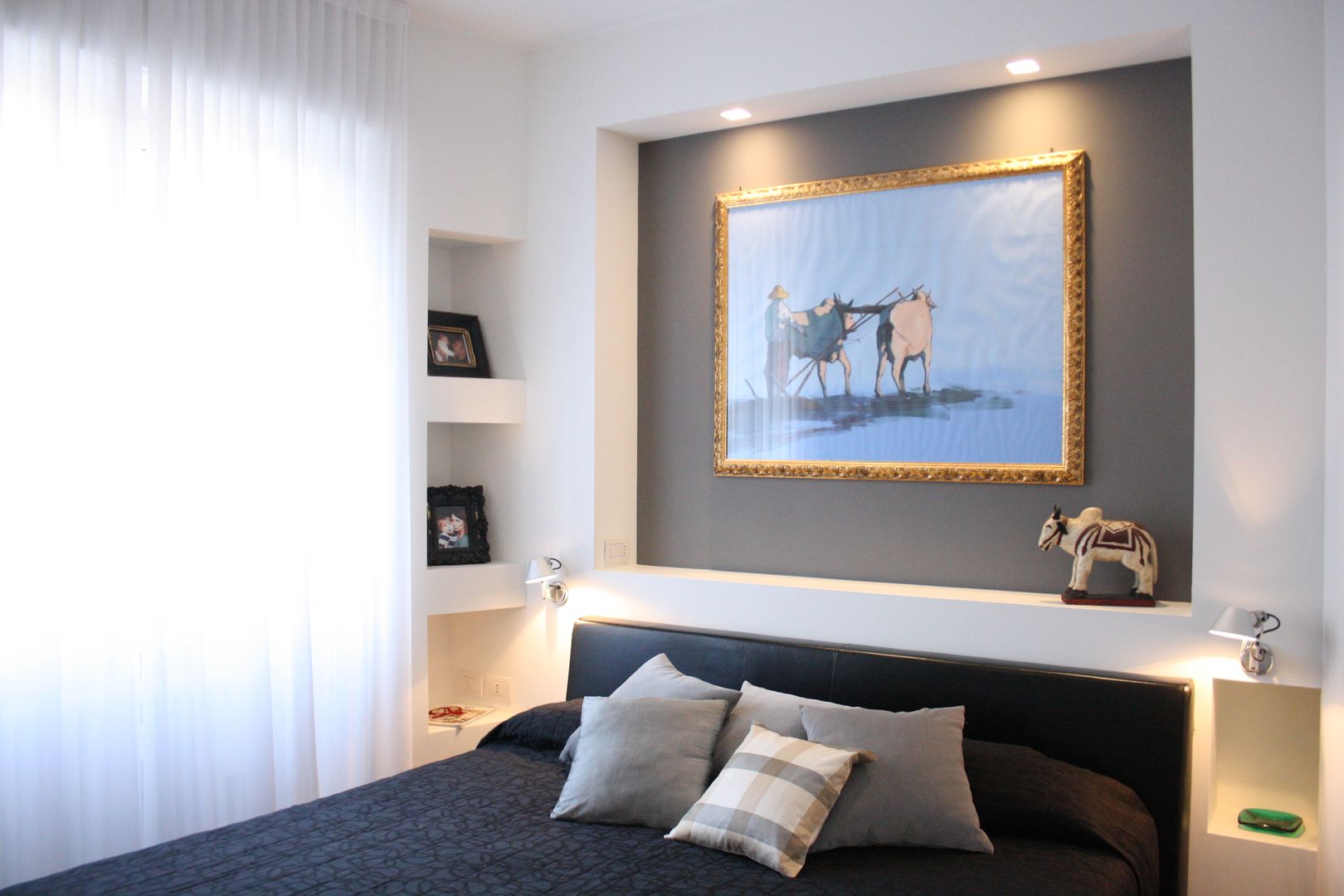 gold&grey, studio ferlazzo natoli studio ferlazzo natoli Eclectic style bedroom