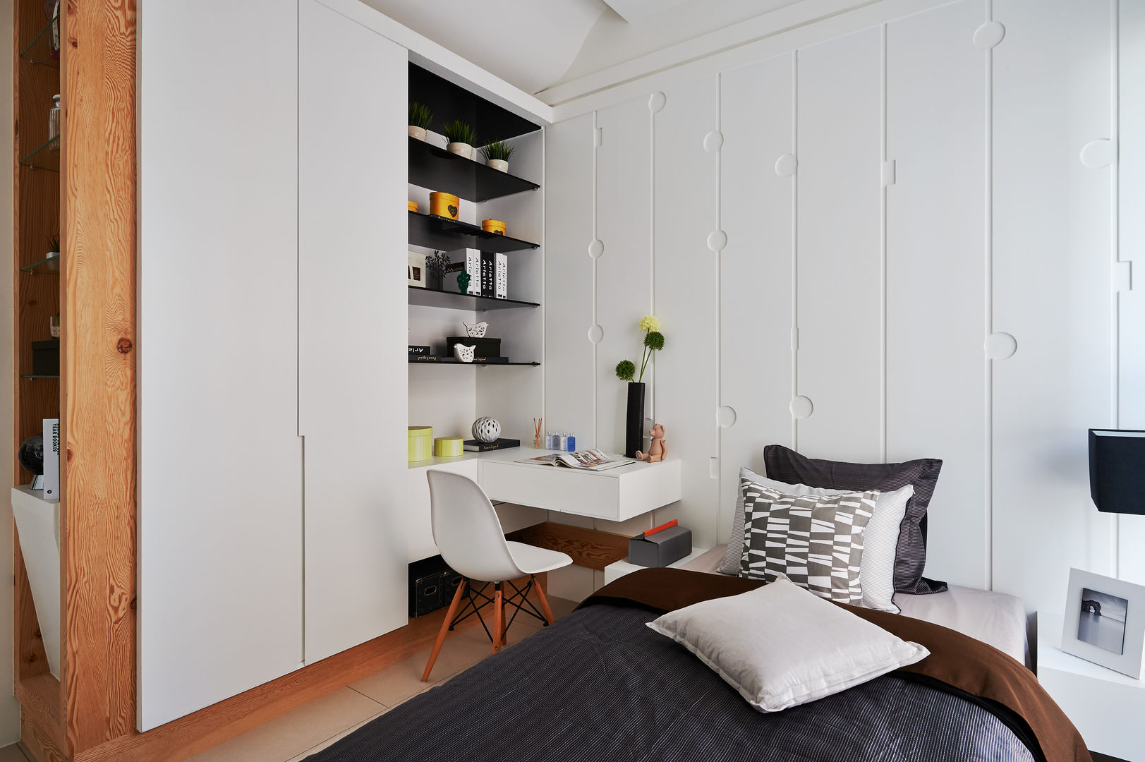 建構 ‧ 線 (住宅設計案 2014), 北歐制作室內設計 北歐制作室內設計 Dormitorios de estilo moderno