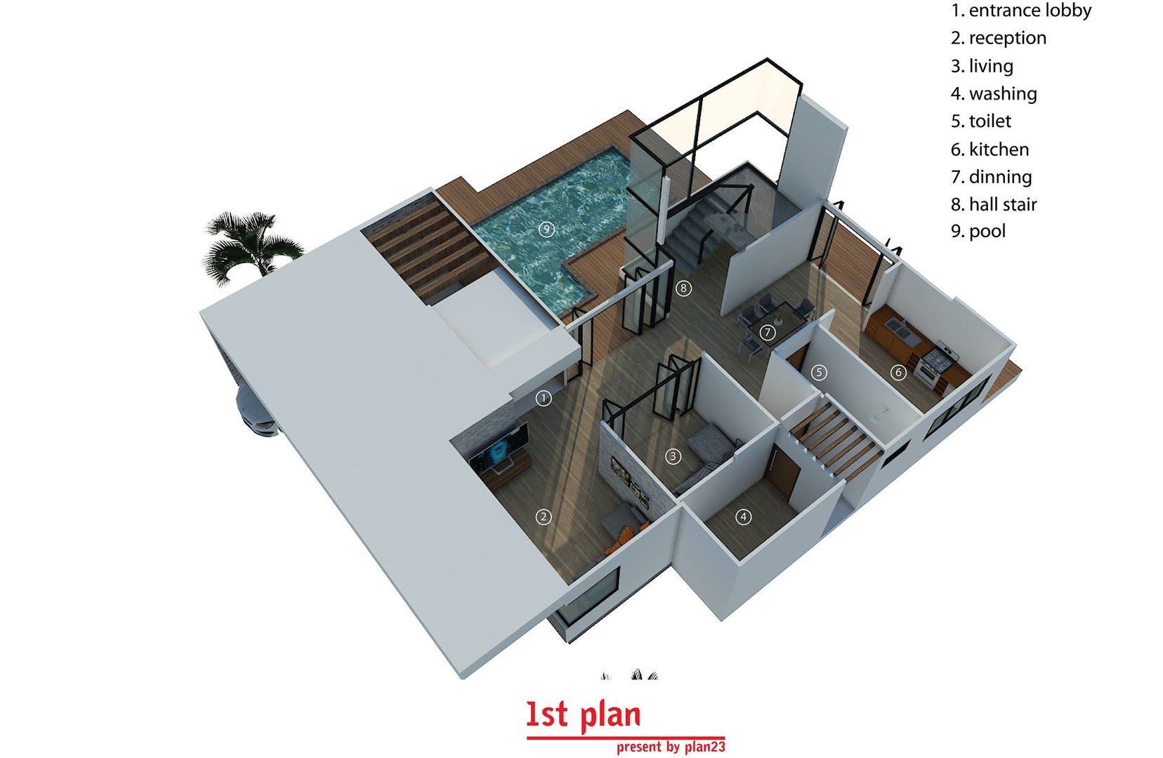 แบบบ้าน P11, plan 23 plan 23