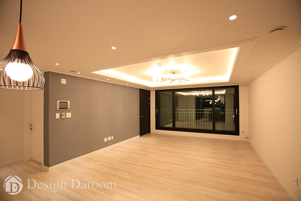 수유 두산위브 아파트 34py, Design Daroom 디자인다룸 Design Daroom 디자인다룸 Salas / recibidores