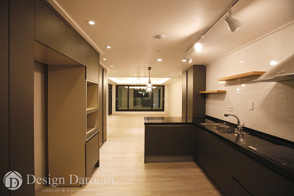 수유 두산위브 아파트 34py, Design Daroom 디자인다룸 Design Daroom 디자인다룸 Cocinas de estilo clásico