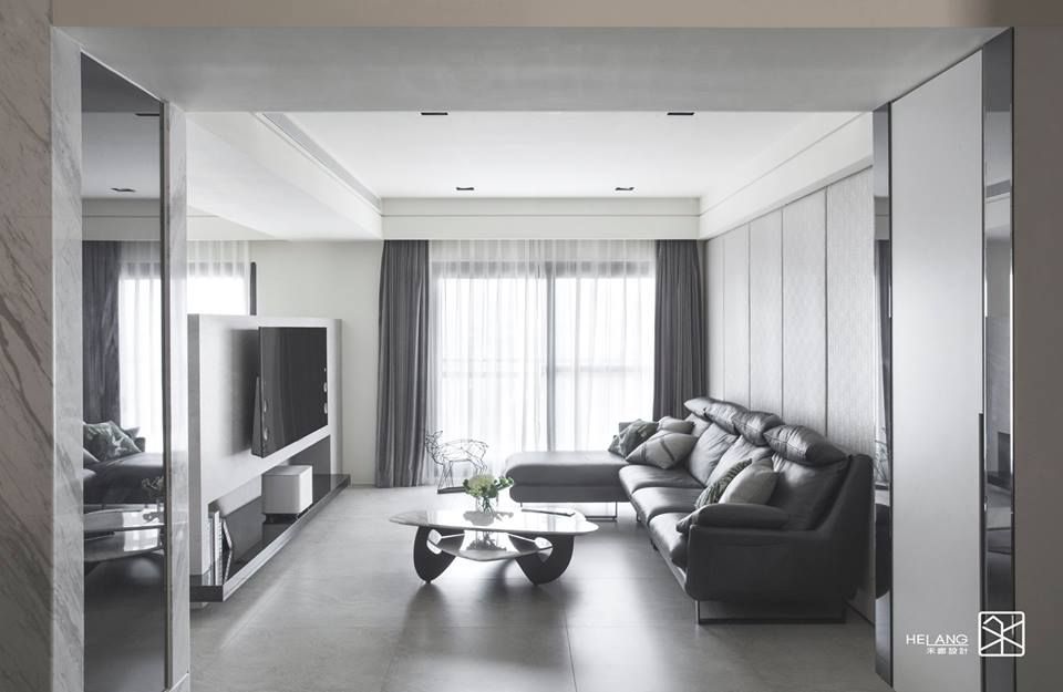 繃布 禾廊室內設計 Modern living room