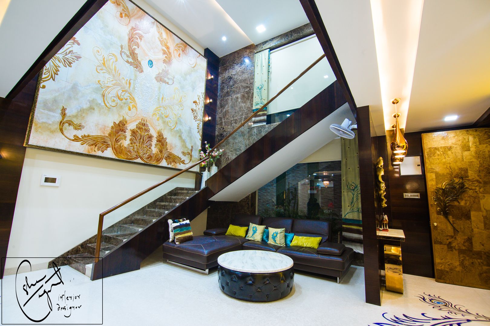 Goel's, Aanandam World City, Raipur, ES Designs ES Designs Salones de estilo moderno