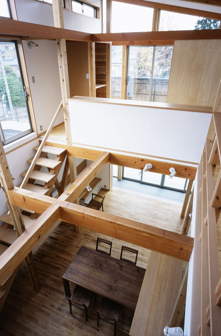 環境と一体化の家 株式会社 井川建築設計事務所 階段