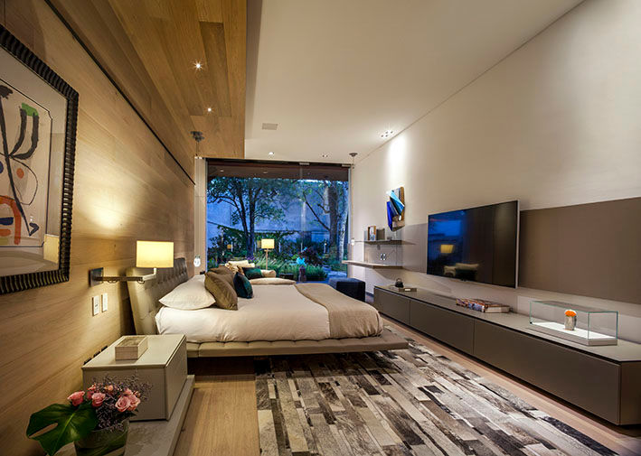 homify Modern style bedroom Wood Wood effect