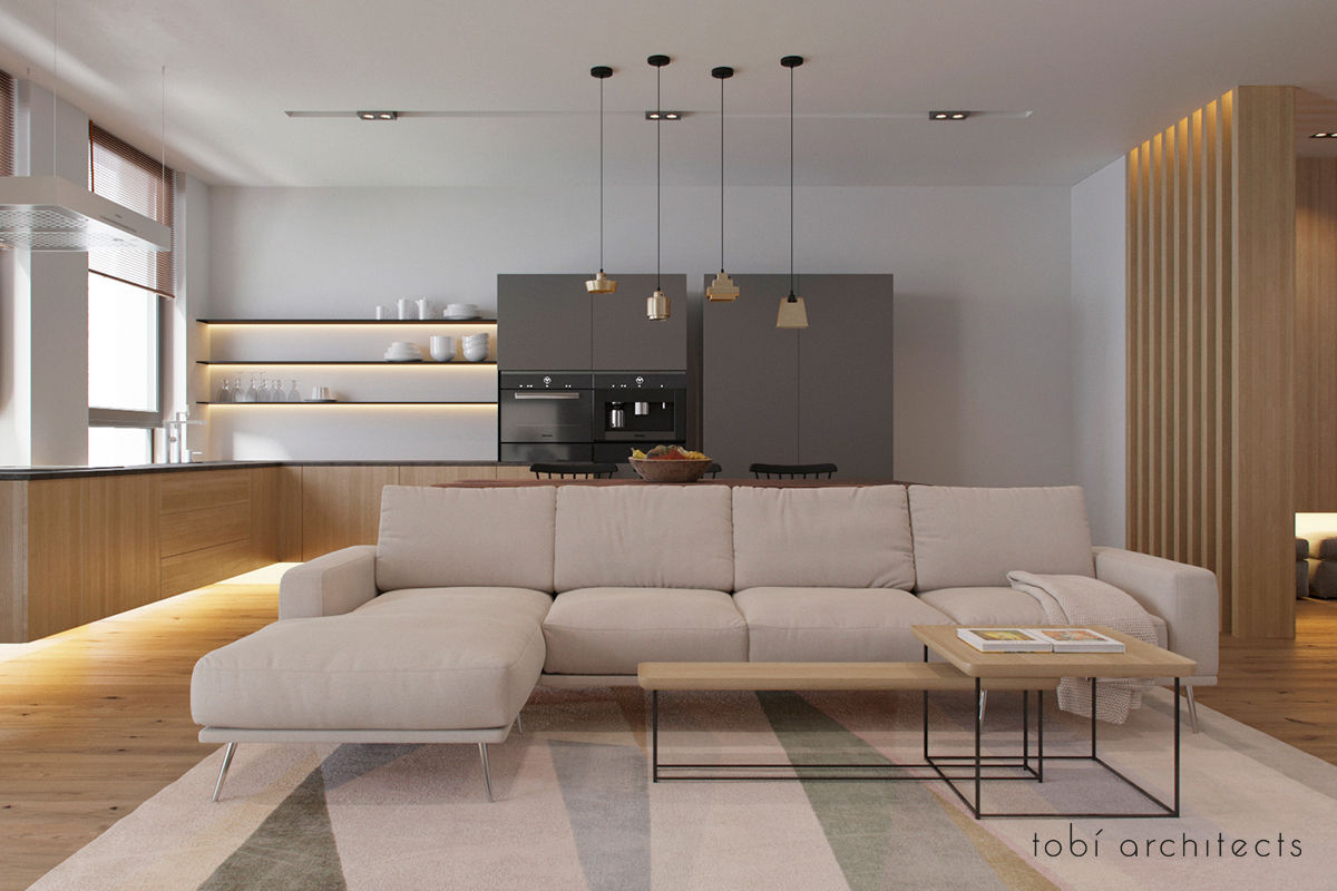 LOOKING AT DNIPRO, Tobi Architects Tobi Architects Living room