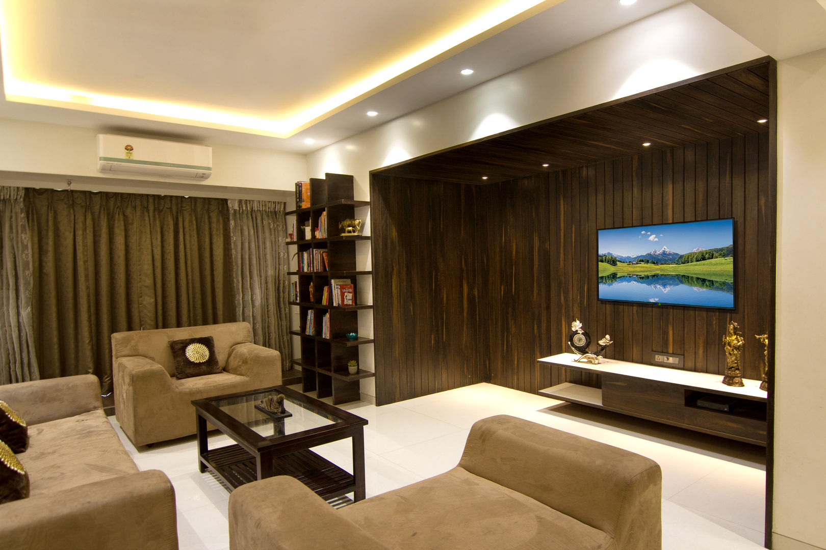 Living Room homify Living room Wood Wood effect