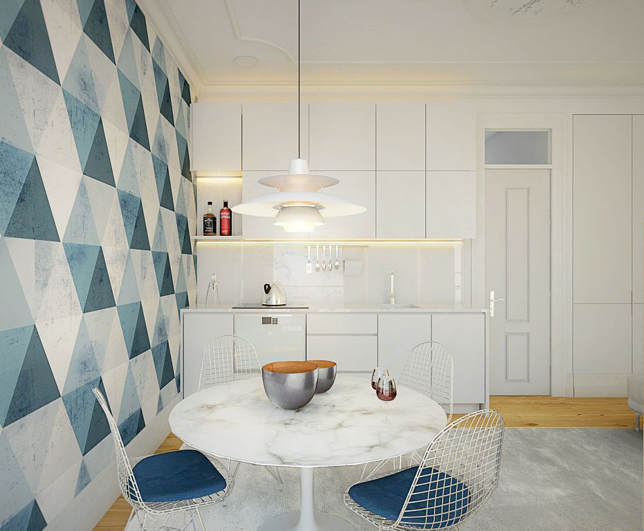 Rua Augusta apartamento 2, MRS - Interior Design MRS - Interior Design Modern kitchen