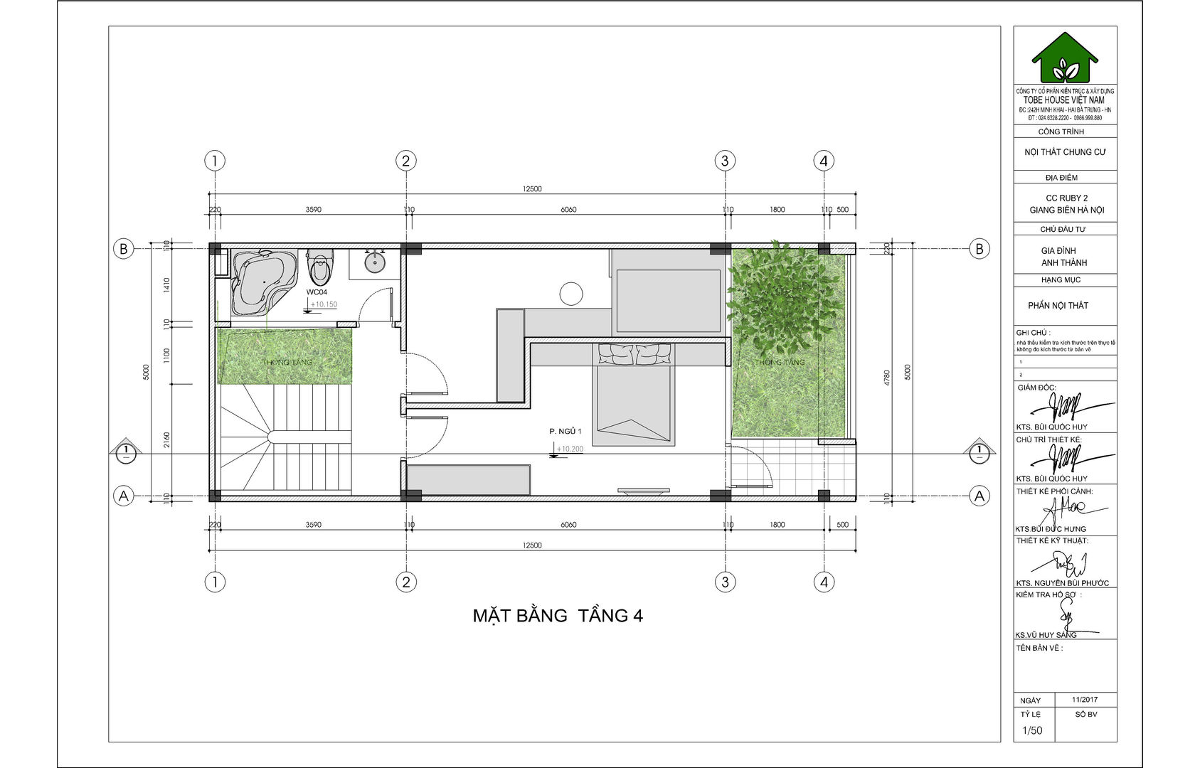 حديث تنفيذ Công ty cổ phần kiến trúc và nội thất Tobehouse Việt Nam , حداثي