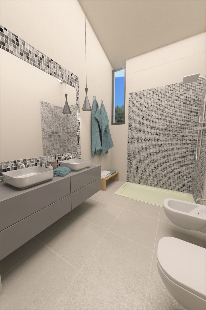 Interior Design in a Maia villa, No Place Like Home ® No Place Like Home ® Modern bathroom