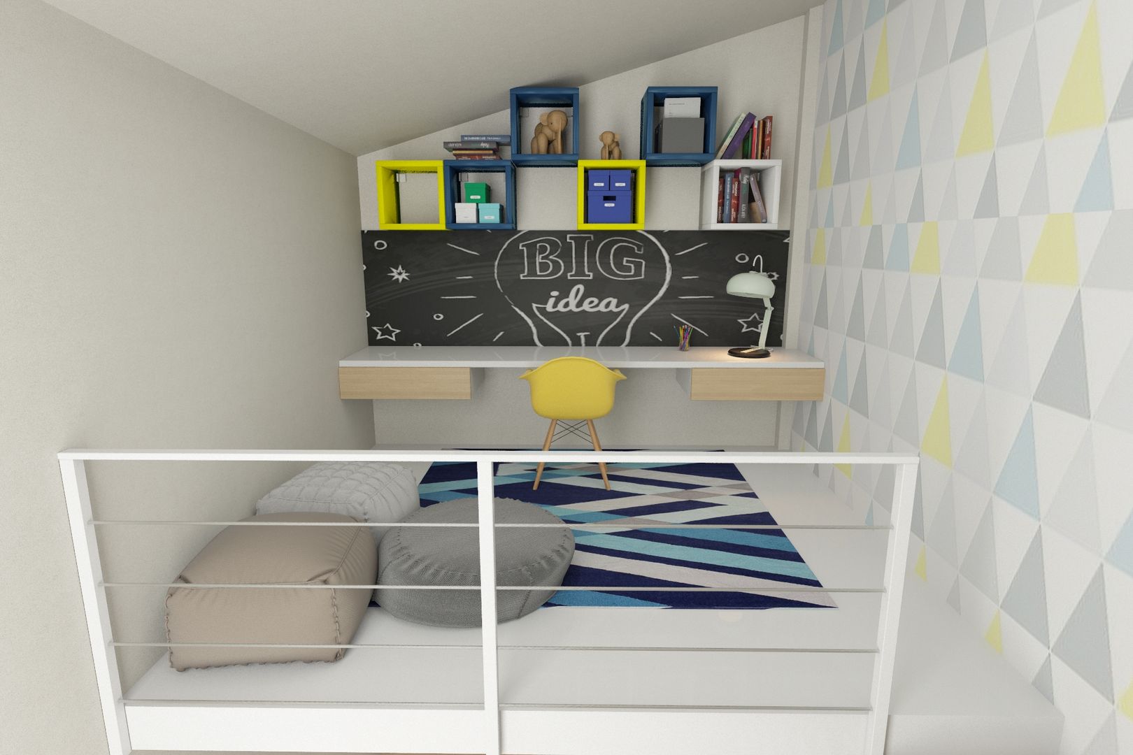 Mezzanine in Boy´s Room No Place Like Home ® Quartos modernos