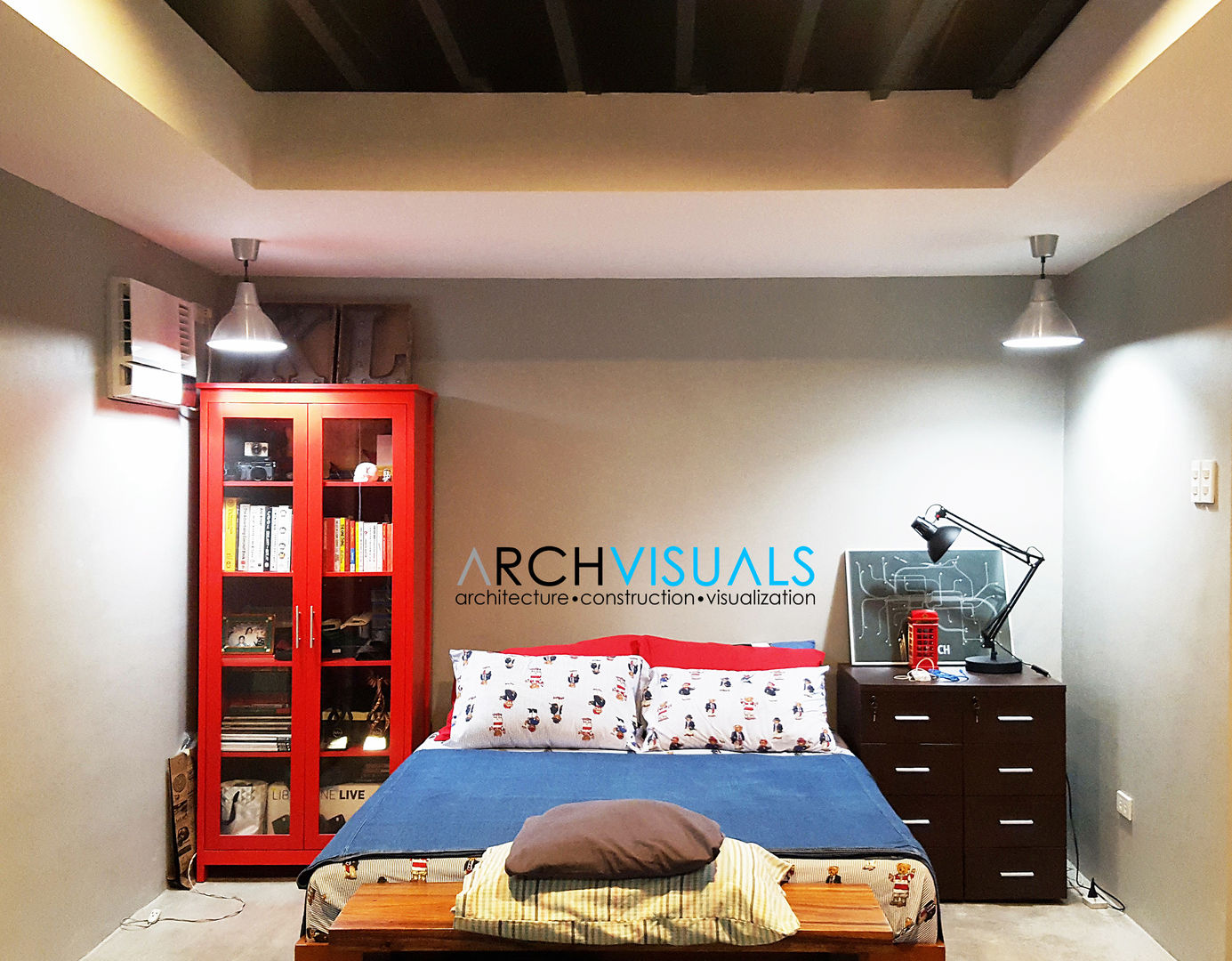 homify Kamar Tidur Gaya Industrial