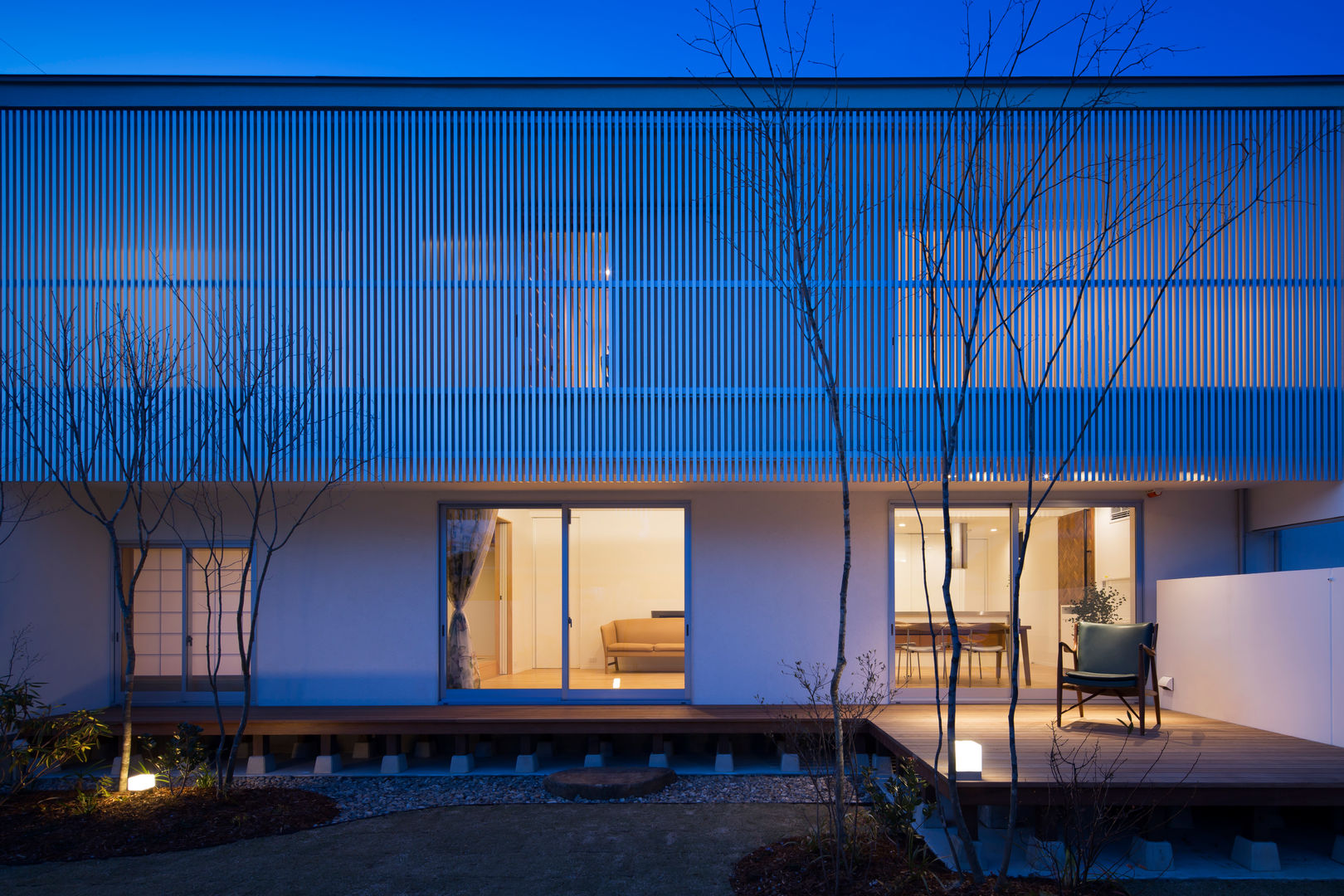 松原の家, 吉川弥志設計工房 吉川弥志設計工房 Modern home Aluminium/Zinc