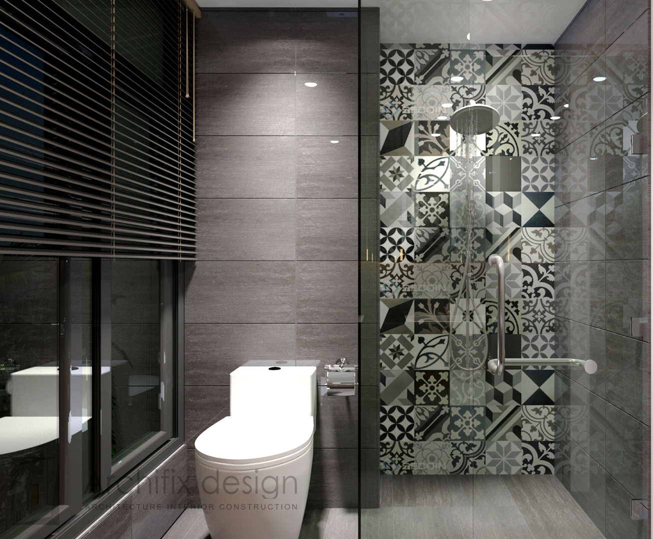 Cải tạo căn hộ Duplex -Lam Sơn - Tân Bình, Công Ty TNHH Archifix Design Công Ty TNHH Archifix Design Modern bathroom