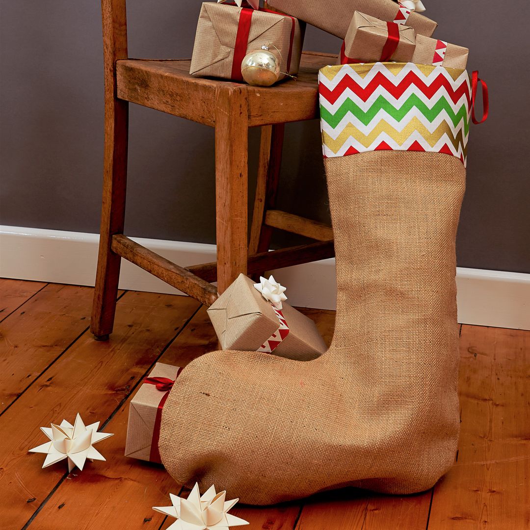 Christmas Stockings Deja Ooh Habitaciones para niños de estilo tropical Textil Ámbar/Dorado Accesorios y decoración