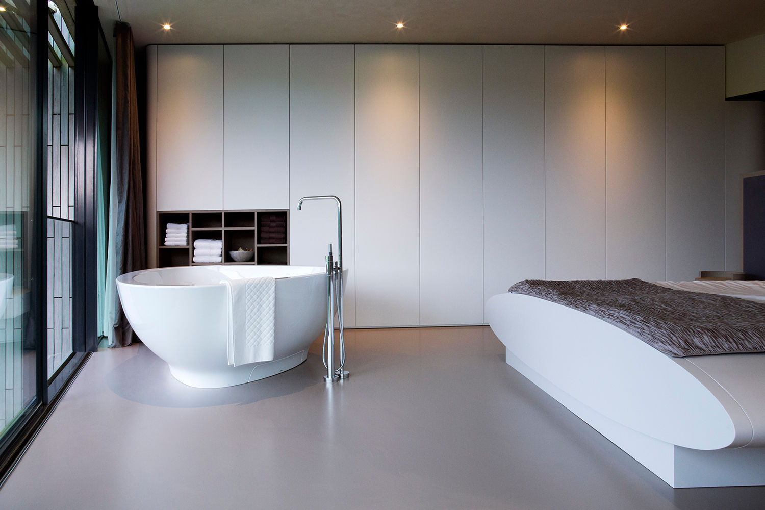 Interieurontwerp villa, Yben Interieur en Projectdesign Yben Interieur en Projectdesign Modern style bedroom