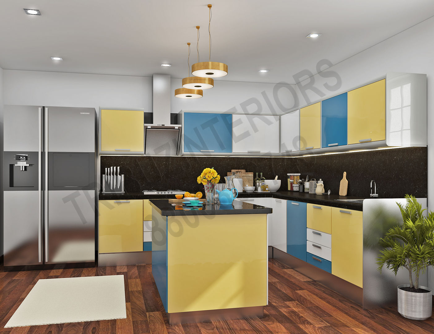 Saket, Tribuz Interiors Pvt. Ltd. Tribuz Interiors Pvt. Ltd. Modern kitchen