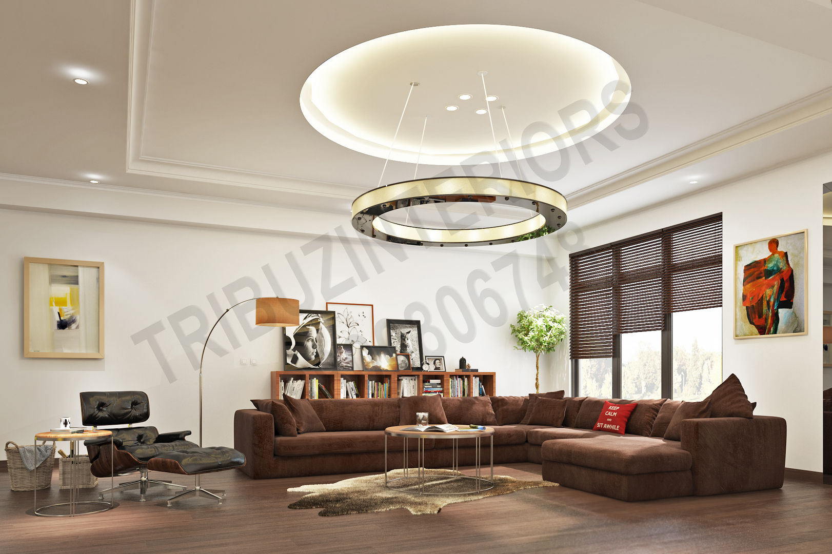 South City , Tribuz Interiors Pvt. Ltd. Tribuz Interiors Pvt. Ltd. Modern living room