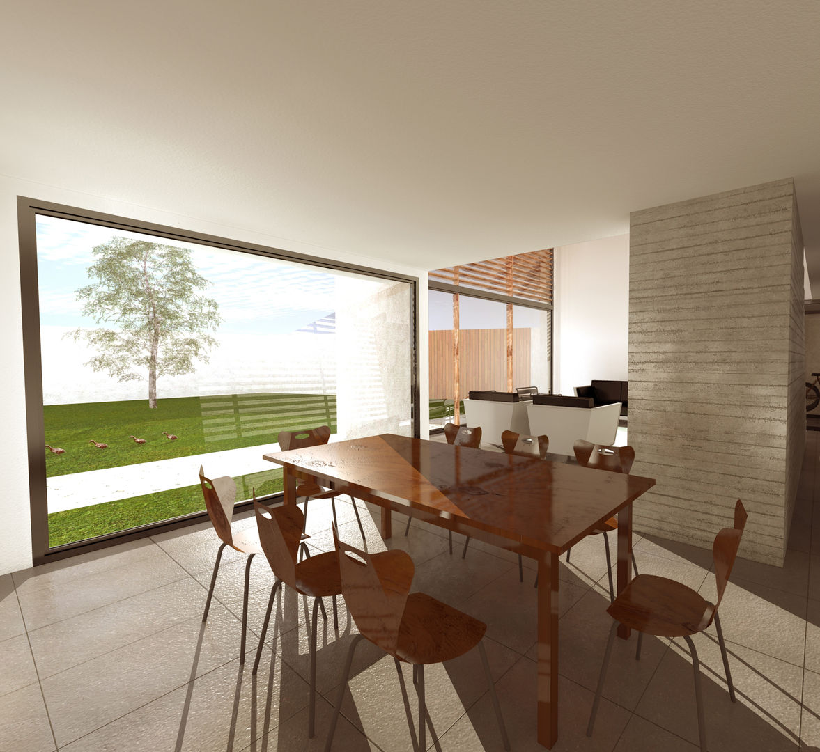 VIVIENDA E+D, artefacto arquitectura artefacto arquitectura Modern Dining Room