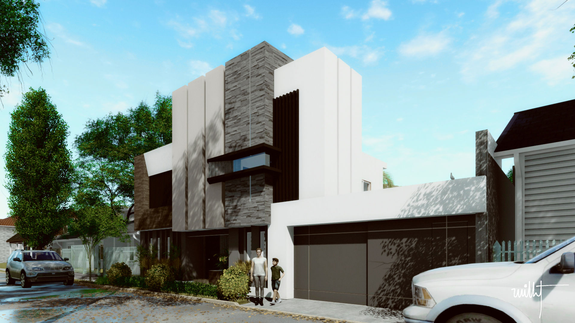 Vista Norte homify Casas modernas