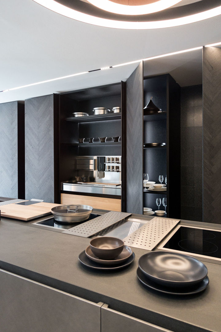 Showroom Binova Milano, BINOVA MILANO BINOVA MILANO Modern kitchen Storage