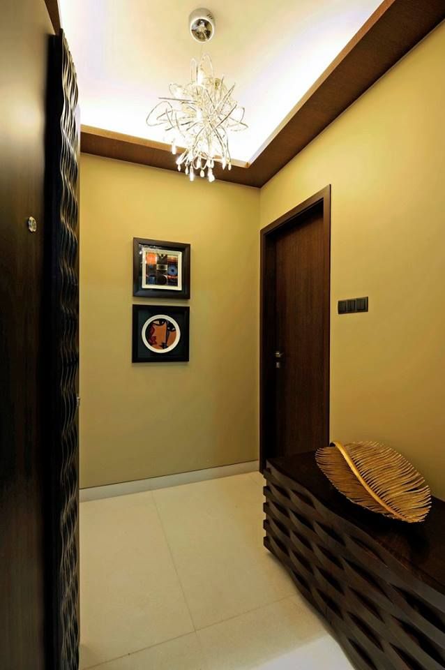 homify Modern corridor, hallway & stairs