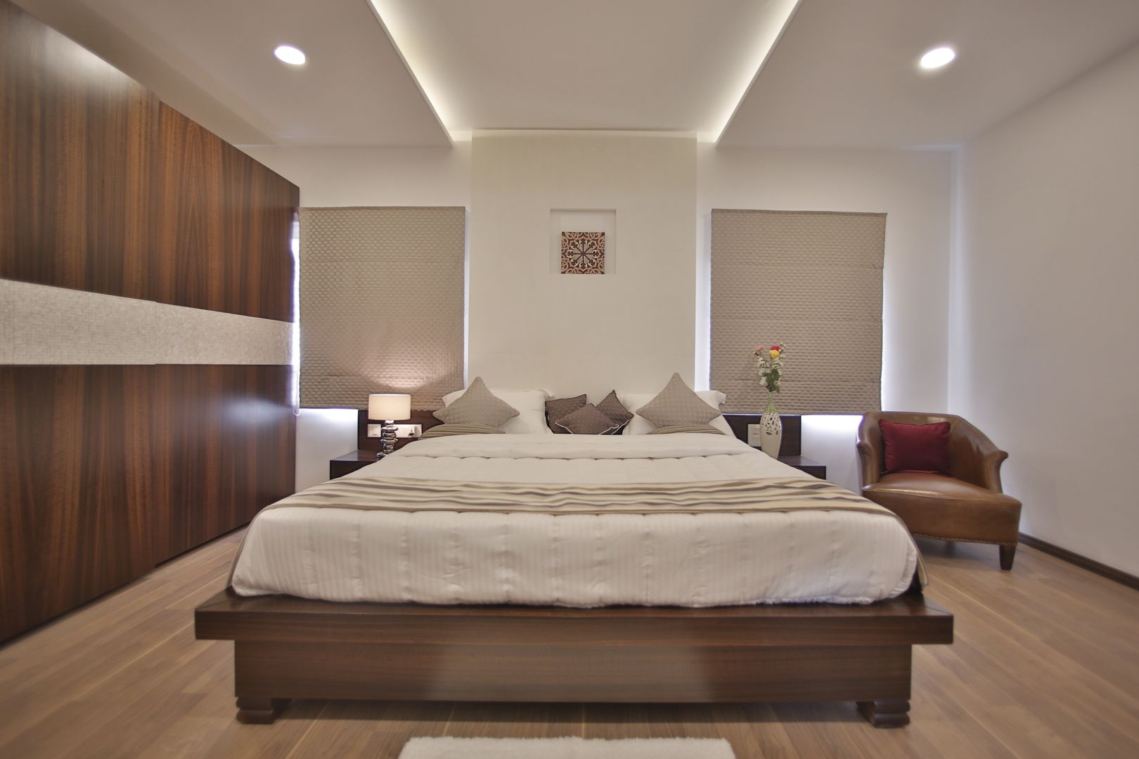 Tranquil Home, Architecture Continuous Architecture Continuous Modern style bedroom