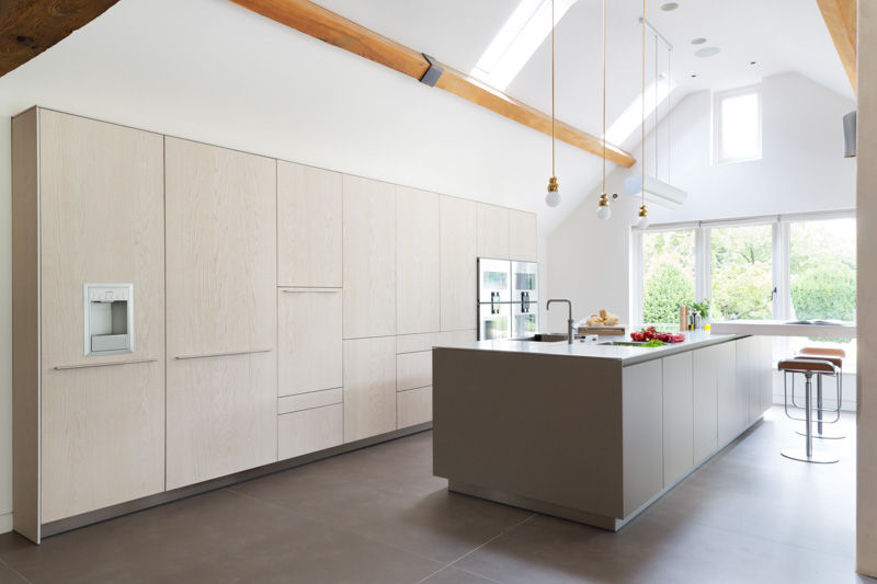 Country affair Kitchen Architecture مطبخ kitchen architecture,bulthaup,bulthaup b3,kitchen island,integrated kitchen,integrated appliance,gagganau,skylights